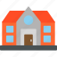 house, housing, neighbor, property, real, estate, roof, roofing, icon 