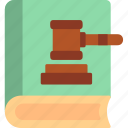 law, book, constitution, court, justice, lawyer, scales, icon