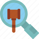 search, auction, hammer, judge, icon