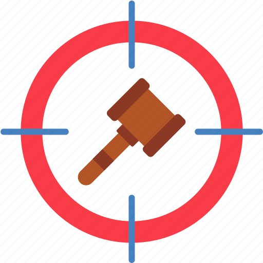 Target, auction, law, goal icon - Download on Iconfinder