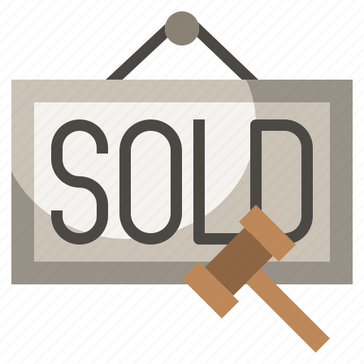 Auction, bid, miscellaneous, sold, trade icon - Download on Iconfinder
