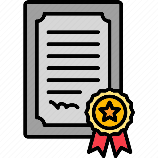 Certificate, contract, degree, diploma, document, license, patent icon - Download on Iconfinder