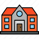 house, housing, neighbor, property, real, estate, roof, roofing, icon