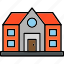 house, housing, neighbor, property, real, estate, roof, roofing, icon 