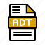 adt, audio, data, file, types, format, music 