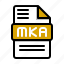 mka, audio, file, types, extension, music 