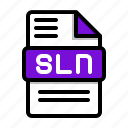 sln, audio, file, types, music, sln file, extension