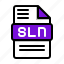 sln, audio, file, types, music, sln file, extension 