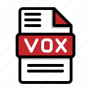 vox, audio, file, types, format, music