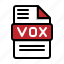 vox, audio, file, types, format, music 