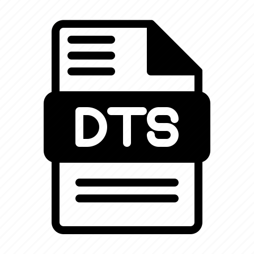 Dts, audio, file, types, format, music, document icon - Download on Iconfinder
