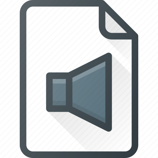 Audio, file, music, sound, speaker icon - Download on Iconfinder