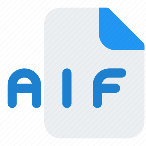 Aif, music, audio, format, extension icon - Download on Iconfinder