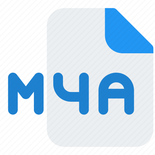 M4a, music, audio, format, extension icon - Download on Iconfinder