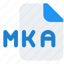 mka, music, audio, format, extension