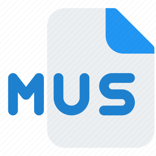 Mus, music, audio, format, extension icon - Download on Iconfinder