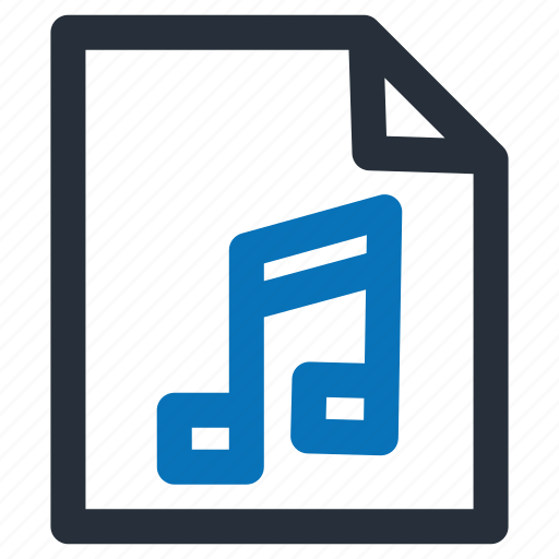 File, audio, music, song, multimedia, document icon - Download on Iconfinder