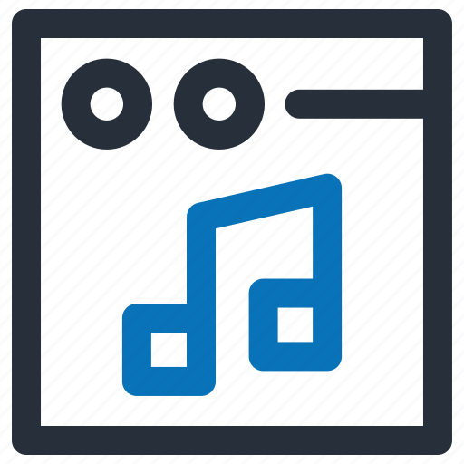 Web, music, audio, sound, browser, multimedia icon - Download on Iconfinder