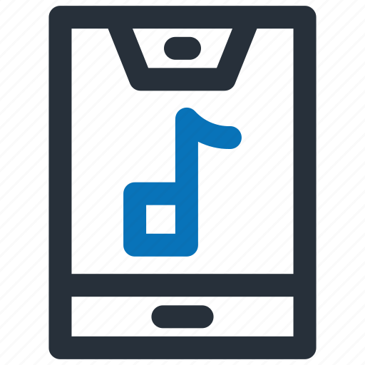 Mobile, sound, music, phone, audio, player icon - Download on Iconfinder