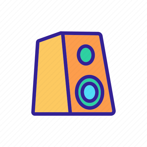 Acoustic, art, audio, bass, column, concept, speakers icon - Download on Iconfinder