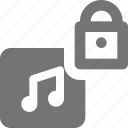 album, lock, music, security