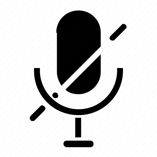 Microphone, mute, audio, mic, record, sound, voice icon - Download on Iconfinder