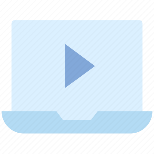 Film, laptop, media play, movie, multimedia, video play icon - Download on Iconfinder