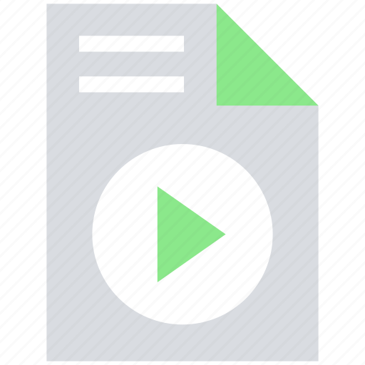 File document, multimedia, music, paper icon - Download on Iconfinder