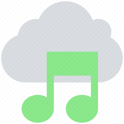 Cloud, multimedia, music note, storage, wireless icon - Download on Iconfinder