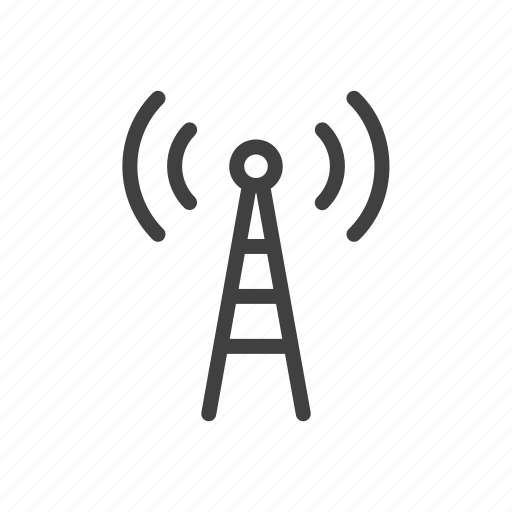Broadcast, tower, communication tower, antenna, radio, emission, station icon - Download on Iconfinder