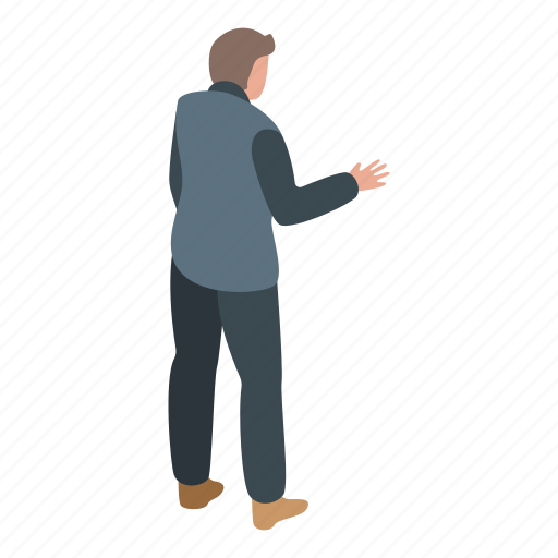 Business, auditor, isometric icon - Download on Iconfinder
