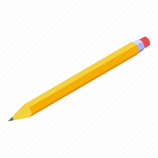 Auditor, pencil, isometric icon - Download on Iconfinder