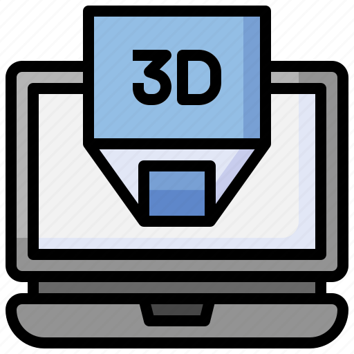 3d, display, virtual, reality, electronics, digital, multimedia icon - Download on Iconfinder