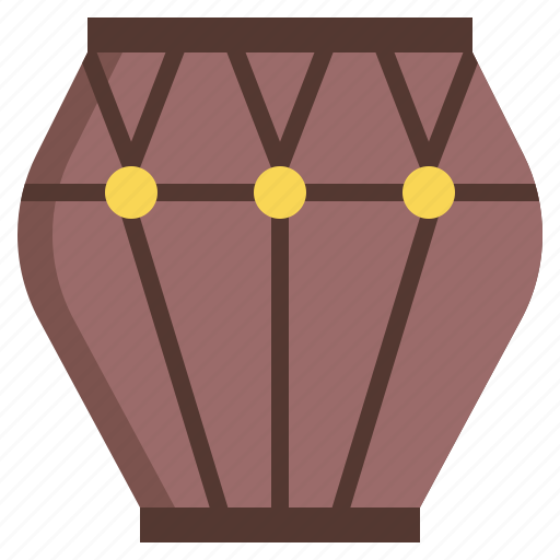 Dholak, music, multimedia, traditional, percussion, instrument, australia icon - Download on Iconfinder