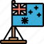 australia, flag, government, national, country 