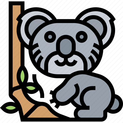 Koala, marsupial, wildlife, animal, nature icon - Download on Iconfinder