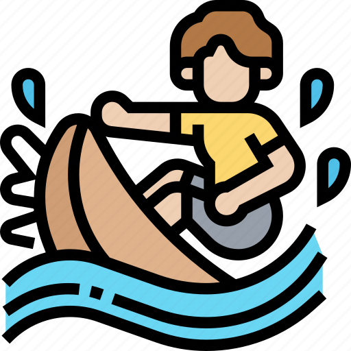 Surfing, wave, ocean, activity, leisure icon - Download on Iconfinder