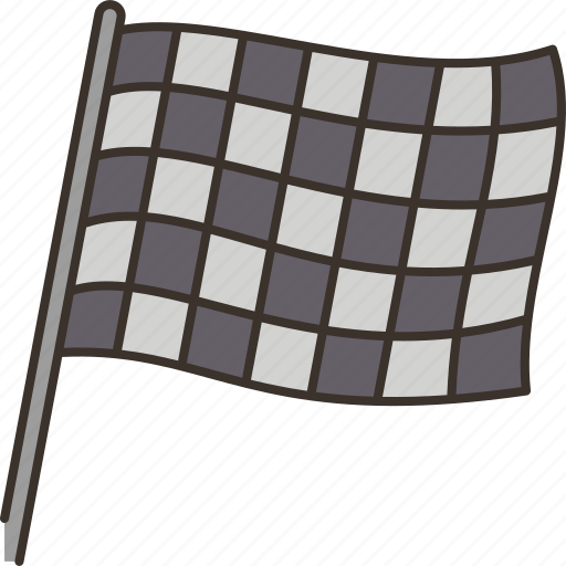 Flag, finish, racing, checkered, competition icon - Download on Iconfinder