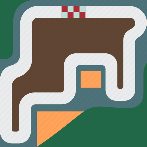 Racetrack, road, circuit, speedway, motorsport icon - Download on Iconfinder