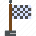 finish, flag, checkered, racing, sport, icon