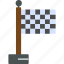 finish, flag, checkered, racing, sport, icon 