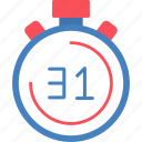 stopwatch, clock, exercise, time, timer, training, watch, icon