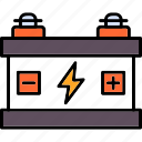 accumulator, car, battery, energy, power, icon