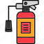 fire, extinguisher, emergency, protect, safety, secure, icon 