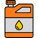 jerrycan, container, fuel, gasoline, oil, petrol, icon
