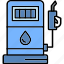 refuel, diesel, fuel, petrol, station, icon 