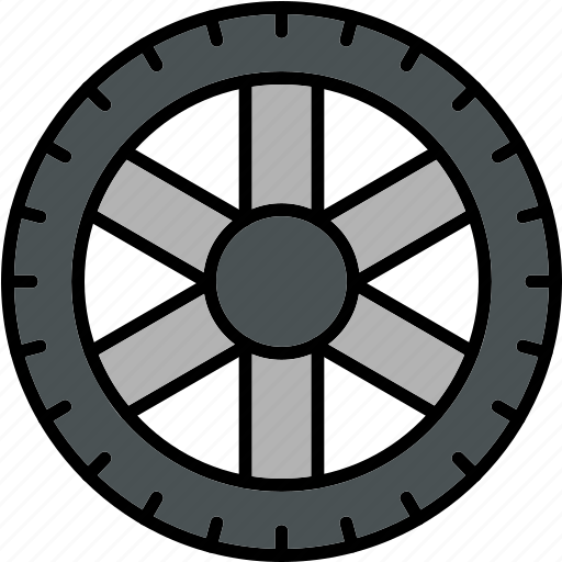 Tire, auto, max, parts, wheel, hubcap, icon icon - Download on Iconfinder