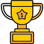 trophy, award, education, learning, reward, school, winner, prize, achievement, icon 