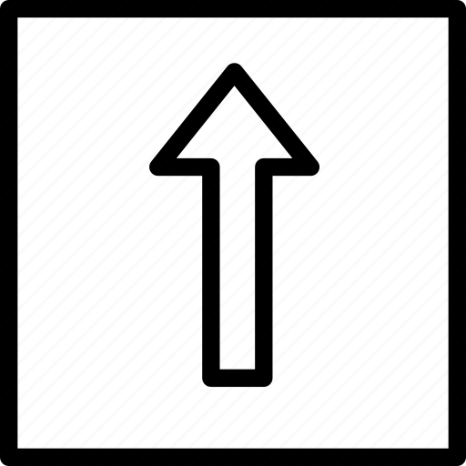 Arrow, mark, road, square, way icon - Download on Iconfinder