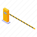 automatic, barrier, isometric